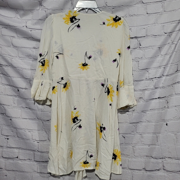 Free People Time On My Side Mini Wrap Dress - Picture 4 of 5